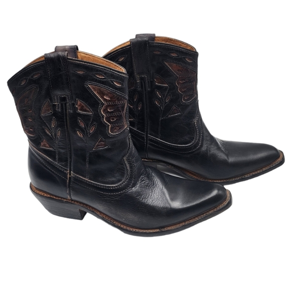 Bed Stu Shoes Bed Stu Cobbler Series Womens Filly Black Distresses